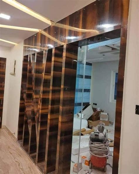 Brown Wooden Office Partition Services At Rs 1200 Sq Ft Wooden Office