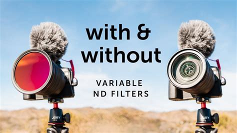 Variable ND Filters With Vs Without Comparison YouTube