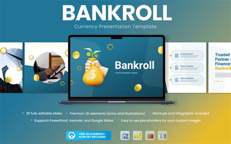 Bankroll Currency Presentation Powerpoint Template