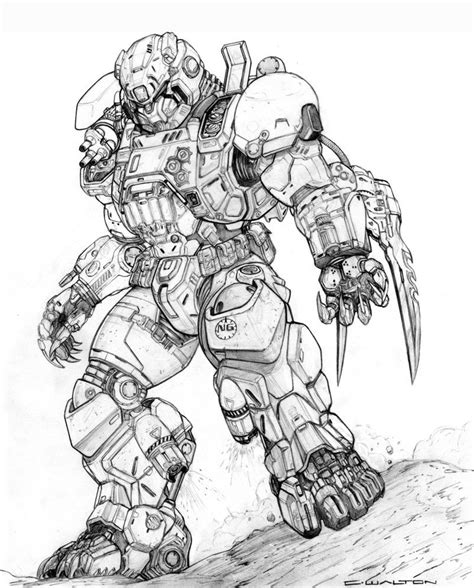 Rifts Cougar Power Armor By Chuckwalton On Deviantart In Power