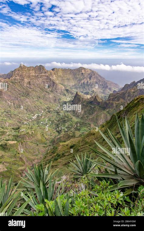 Mountains In Santo Antao Island Cabo Verde Stock Photo Alamy