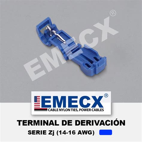 Conector De Empalme R Pido Terminal De Derivaci N Tipo Zj Awg