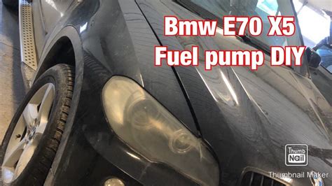 Bmw E70 X5 Fuel Pump Replacement N52 N54 N55 M57 Youtube