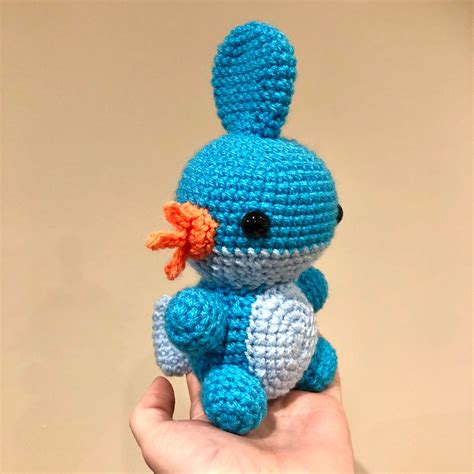 Mudkip Crochet Pattern Pdf Pok Mon Amigurumi Starter Pok Mon Etsy