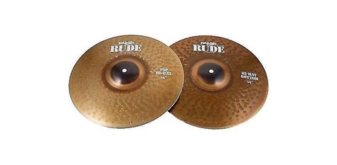 Paiste 14 Rude Hi Hat Pair Cymbals Reverb