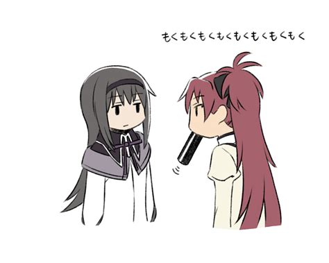 The Big Imageboard Tbib Akemi Homura Animated Animated  Black