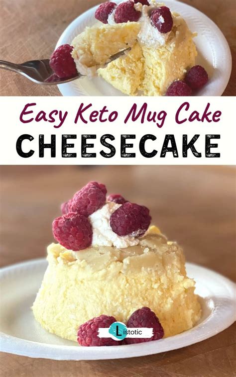 2 Minute Dessert Keto Mug Cheesecake Recipe Listotic