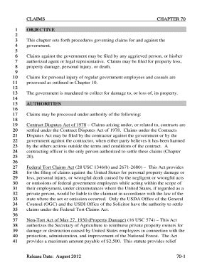 Fillable Online Gacc Nifc Chapter Claims Interagency Incident