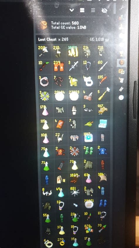 My Bros Loot Tab From Ge Pking R2007scape