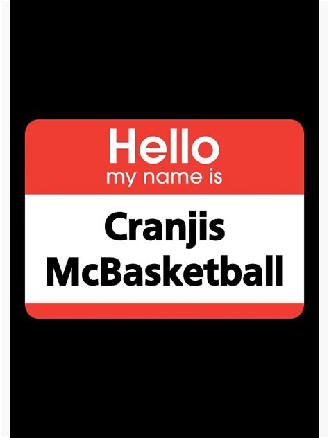 Cranjis Mcbasketball Impractical Jokers Poster For Sale By