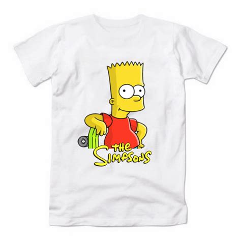 Camiseta Bart Simpson Os Simpsons Branca Elo