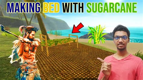 Making Bed With Sugarcane Rusty Island Survival In Telugu