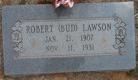 Robert Estell “bud” Lawson 1907 1931 Find A Grave Memorial