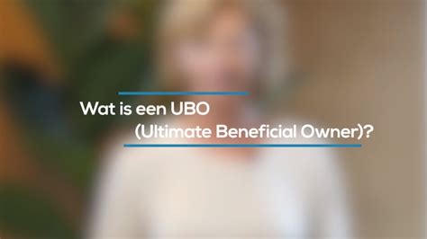 Ubo Ultimate Beneficial Owner Wat Is Het Youtube