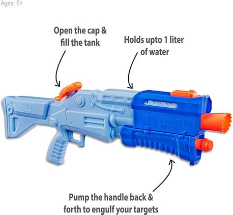 Nerf Fortnite Soaker Lanza Agua Pc Planet