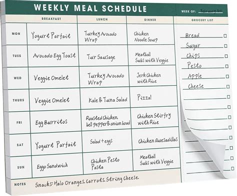 Amazon Sweetzer Orange Gold Meal Planner And Grocery List