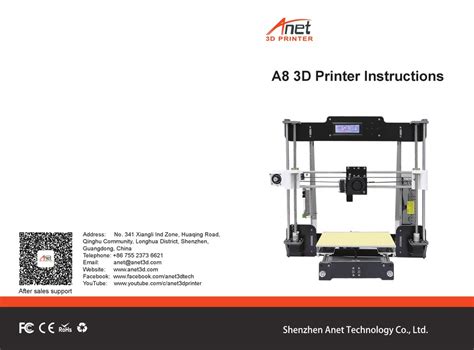 Anet A8 Instructions Manual Pdf Download Manualslib