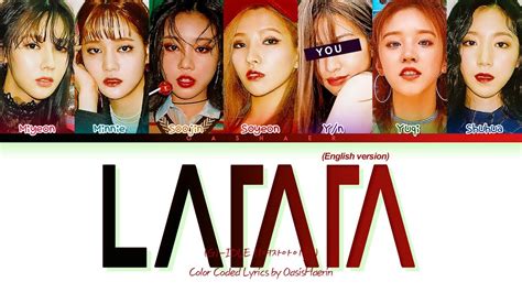 English Ver G I DLE 여자아이들 LATATA 7 Members Ver You As A