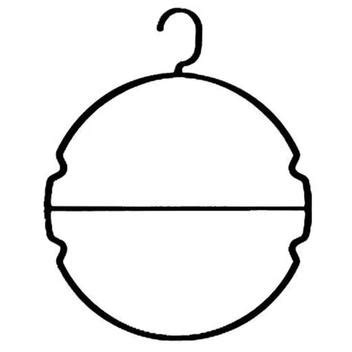 Kit 50 Cabides Redondos para Biquíni Lingerie Plástico Preto Redondo Loja Cinquetti Cabide de