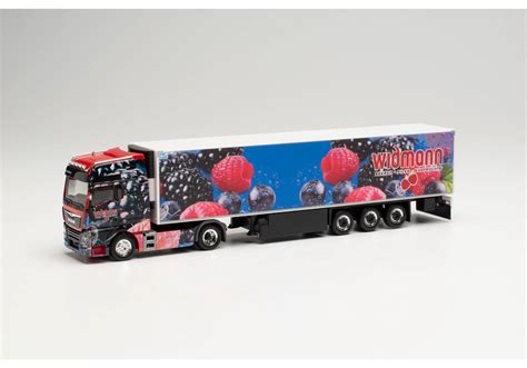 Herpa MAN TGX XXL Euro 6c Kühlkoffer Sattelzug Früchte Widmann 313704