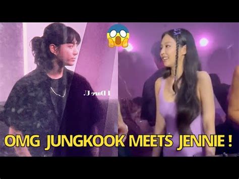 OMG Jungkook Meets Jennie At Calvin Klein Pop Up Store Event In Seoul