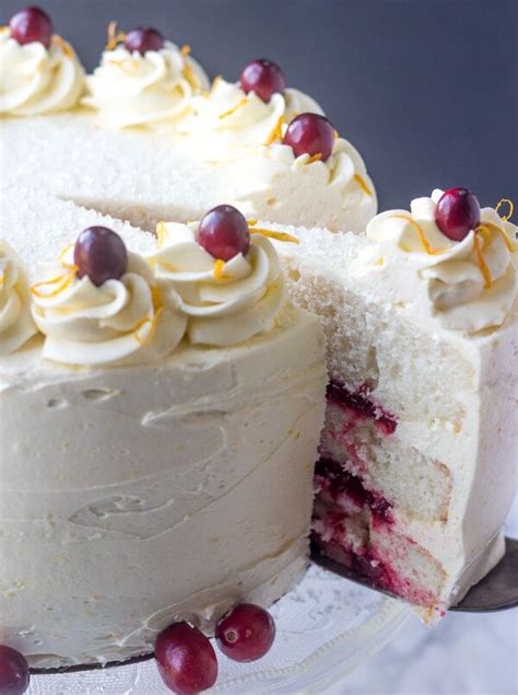 Cranberry Orange Layer Cake Recipe Orange Layer Cake Cranberry Cake Holiday Cakes