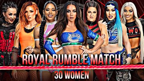 ROYAL RUMBLE 30 WOMEN S ROYAL RUMBLE MATCH YouTube