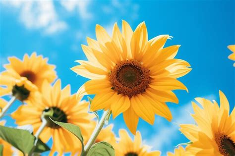 El paisaje de los sueños del girasol Foto Premium