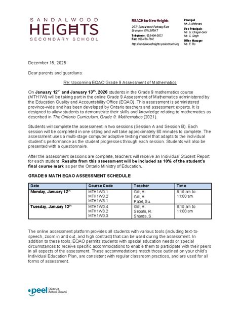 Grade 9 Eqao Review Lxnews 2