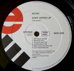 Release Stiff Upper Lip By Ac Dc Cover Art Musicbrainz