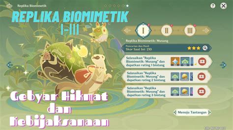 Replika Biomimetik I III Event Gebyar Hikmat Dan Kebijaksanaan