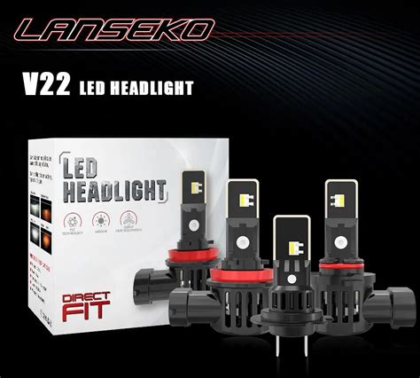 High Quality Mini V22 Led Headlight Bulbs H1 H4 H7 H11 With 5540 Chips