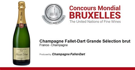 Champagne Fallet Dart Grande S Lection Brut Concours Mondial De Bruxelles