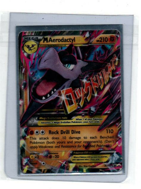 M Aerodactyl Ex Xy Black Star Promo Ultra Rare Pokemon Tcg