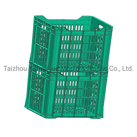 Plastic Industrial Stackable Crate Basket Mold Multipurpose Vegetable