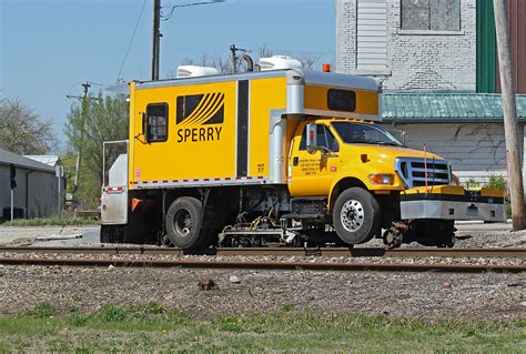 Sperry Rail Truck A Sperry Rail Service Truck Inspects The Flickr