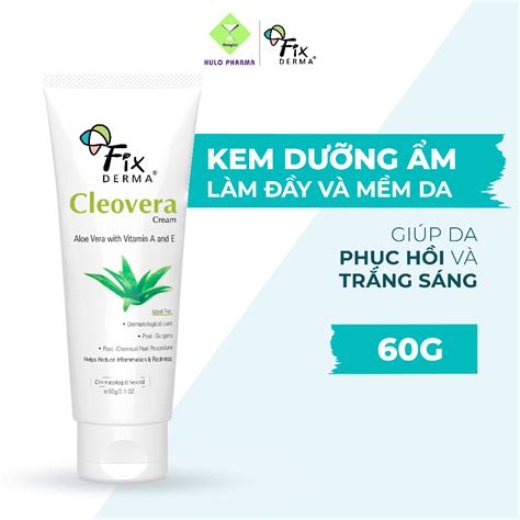 Kem Dưỡng Ẩm FIXDERMA Cleovera Cream Chiết Xuất Nha Đam Giúp Cấp Ẩm