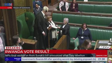 Watch Rwanda Bill Passes As Rishi Sunak Survives Tory Rebellion