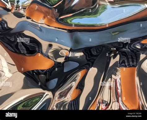 Metallic liquid reflection background texture Stock Photo - Alamy