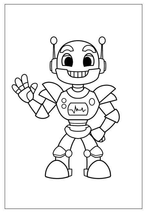 Desenhos De Robô Para Colorir E Imprimir Tudo Para Colorir