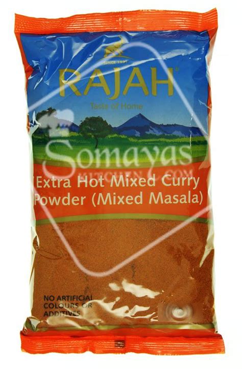 Rajah Mixed Curry Powder Extra Hot 400g Hallans