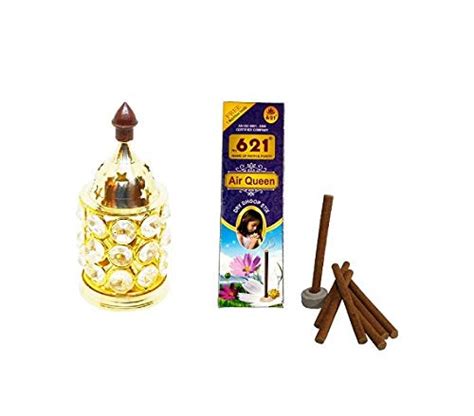 Buy Uniqon Combo Of Crystal Akhand Diya Decorative Brass Oil Lamp No