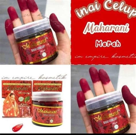 Inai Celup Maharani Beauty Personal Care Hands Nails On Carousell