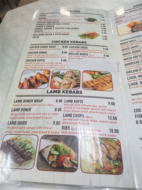 Menu At Capital Kebab House Fast Food London 63 The Cut