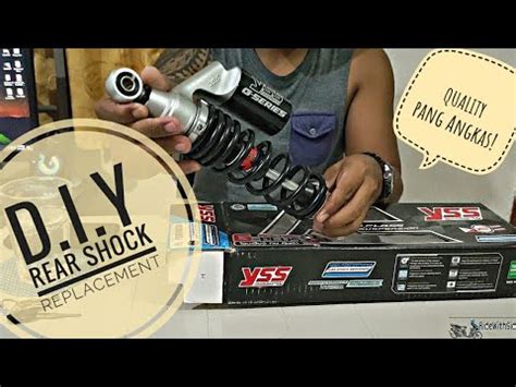 Diy Rear Shock Replacement Yss G Plus Shocks Yamaha Mio I Youtube