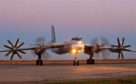 Stunning HD Wallpaper of the Tupolev Tu-95 Bomber