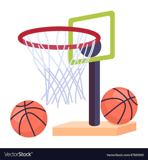 Basketball net Royalty Free Vector Image - VectorStock