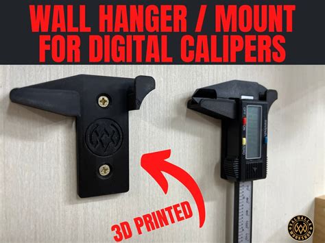 Digital Caliper Mount Holder Tool Storage Organizer 3d Printed Etsy