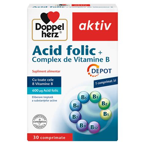 Doppelherz Aktiv Complex De Vitamina B Acid Folic Doppelherz