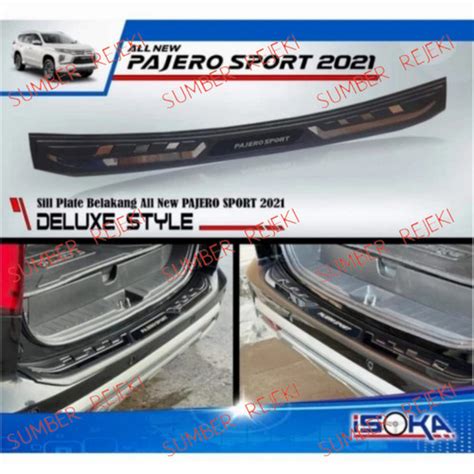 Jual Sill Plate Sillplate Bagasi Belakang Pajero Exclusive Hitam